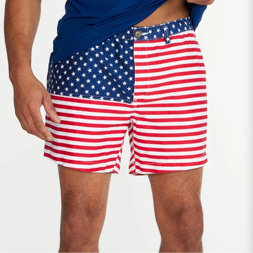 Chubbies USA Originals Stretch Twill Short -‎ NWT